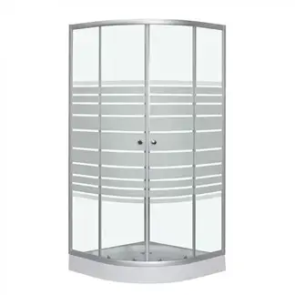 DOER - Cabina ducha Shower Curvo 90 x 90 x 192 cm Satinado