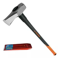 TRUPER - Hacha Leñadora Para Leña 8 Libras Con Cuña