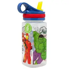 LICENCIAS - Botella Cuadrada 500ml Avengers
