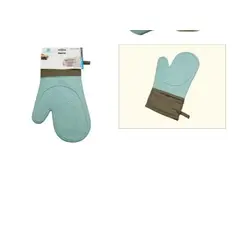 GENERICO - Guantes De Cocina Para El Horno Antideslizante Silicona-Tela
