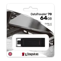 KINGSTON - DT70/64GB -64GB PENDRIVE-C / 3.2 DATA TRAVELER 70