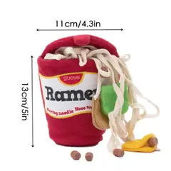 LERNEN - Juguete de peluche interactivo para mascotas Ramen