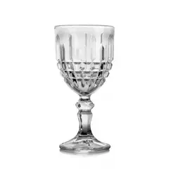 FTA - Set 6 Copas Vino 22,7cl Vintage Vidrio Transparente