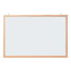 MOTARRO - Pizarra Magnética Blanca Con Marco de Madera 40 x 60cm