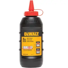 DEWALT - Tiza roja 226g escala de permanencia 3 DWHT47048L