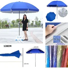 GENERICO - Quitasol Grande Para Verano Con Protección uv 120CM.