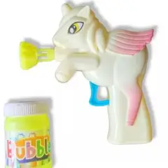 OEM - PISTOLA DE BURBUJAS UNICORNIO CON LIQUIDO