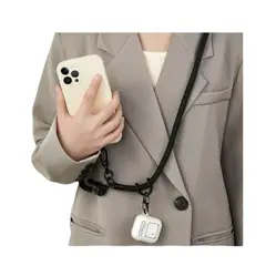 GENERICO - Colgante Ajustable Para Carcasa Celular Universal Sujetador Negro