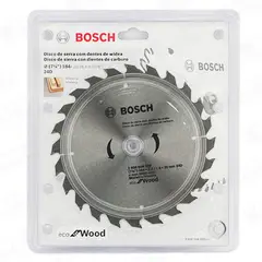 BOSCH - DISCO SIERRA ECO 184MM 714 X 24 DIENTES