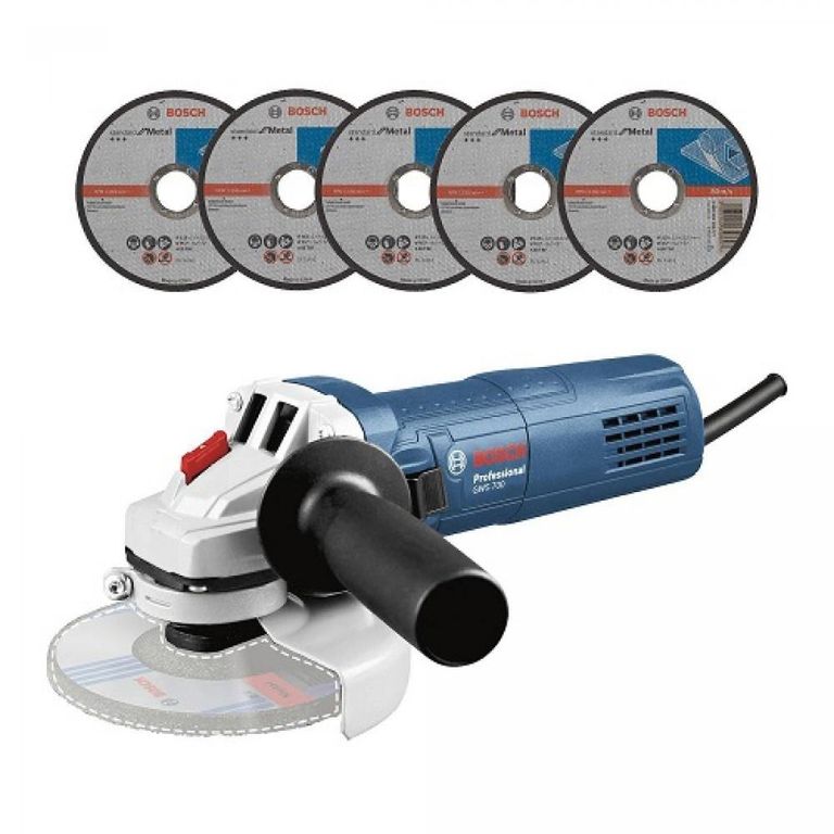 ESMERIL ANGULAR 1700 W GWS 700 - 220V + 5 DISCOS