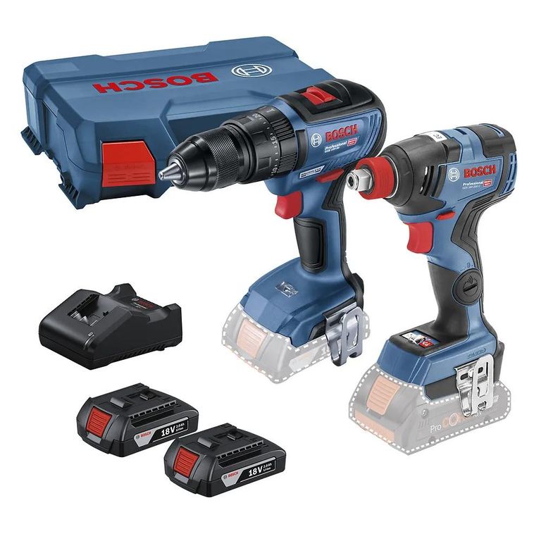 Combo Taladro GSB 18V-50 + Llave impacto GDX 18V-200 a $249.990