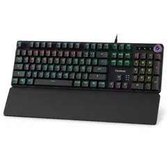 VIEWSONIC - Teclado Mecánico RGB con apoya Muñecas Gamer KU535