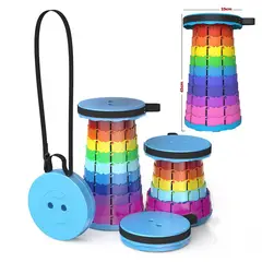 GENERICO - Taburete Plegable Silla Telescopica Silla Portatil Retraible