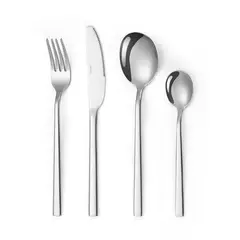 FTA - Set Cuberteria 24 Pzs Urban Acero Inoxidable Gris