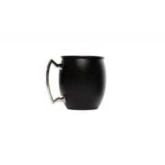 LUGANO - Jarra 500ml Lisa Moscow Mule Negro Mate Acero