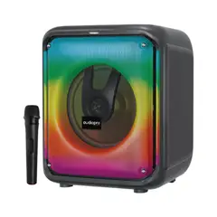 AUDIOPRO - Parlante Karaoke BT Portátil Micrófono RGB AP02097