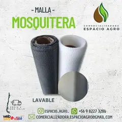 1880 - Malla Antimosquito GRIS Fibra Vidrio EN Pvc 120CM ANCHO x5M LARGO