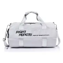 PREMIUM - Bolso Deportivo Para Viaje Tela Impermeable Gym 48x27cm Gris