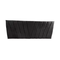 GENERICO - RESPALDO LINEAL 2P NEGRO FELPA
