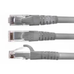 GENERICO - Cable de Red 10 Metros Gris Categoría 5E Linkmade