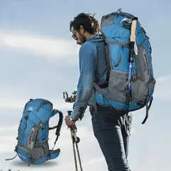 KOKILA - Mochila de Viaje 70L Mochilero Gran Capacidad Impermeable