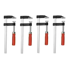 GENERICO - Pack de 4 Prensas Sargento Tipo F para Carpintería Ergonómicas