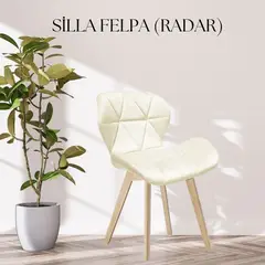 GENERICO - 4 SILLAS RADAR VELVET BEIGE.