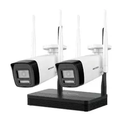HIKVISION - Kit Camaras de Seguridad + NVS 4CH WiFi EasyLink