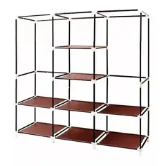 GENERICO - Closet Ropero Armable Armario De 3 Cuerpos De Tela