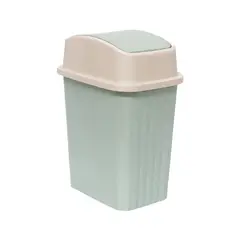 WAKESHOME - Basurero Plástico Cocina 12 Litros Tapa Vaivén