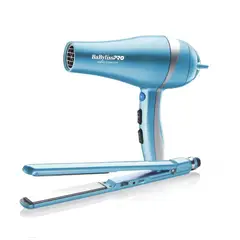 BABYLISS PRO - Combo BabylissPro Plancha 25mm Y Secador 2000w Nano Titanium