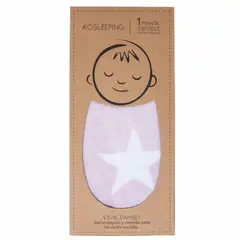KOSLEEPING - Manta Swaddle de Bambú ROSADA