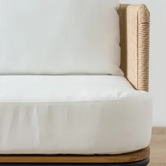 AMOBLE - Sofa terraza Borno 240 Blanco Amoblé