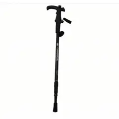 CAMPSOR - Bastón Trekking Aluminio Ajustable Mango Ergonómico