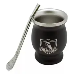 GENERICO - Set Mate Con Bombilla Colo Colo Matero 200ml