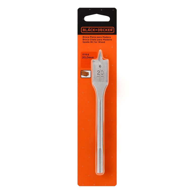 Broca plana para madera 20mm 17115E