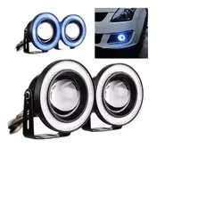 GENERICO - Foco Led Neblinero Ojos De Ángel 30w89mm Azul
