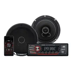 AIWA - Combo Radio Para Auto + Parlantes