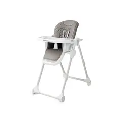 CARESTINO - Silla de comer Petra Gris Oscuro