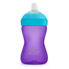 PHILIPS AVENT - Vaso Con Boquilla Blanda Avent Scf80202 300ml 9m+ Morado