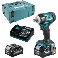 MAKITA - LLAVE DE IMPACTO INALAMBRICO 12 40V INCLUYE 2 BATERIAS 25AH + CARGADOR RAPIDO