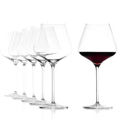 STOLZLE LAUSITZ - Set 6 Copas de Vino Cristal 710ml Burgundy Stölzle