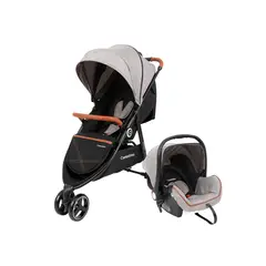 CARESTINO - Coche Midway Beige con Huevito PortaBebé
