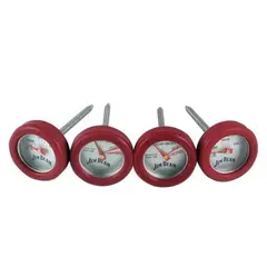 JIM BEAM - Set 4 Mini Termometros Para Carnes Y Pollo