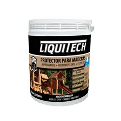 GENERICO - Protector Para Maderas Micromembrana 4 Litros - Cristal Liquitech