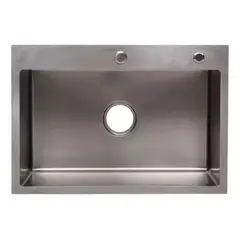 OEM - Lavaplatos Dekora 60X45Cm Plata 2Mm Empotrar Sobre O Bajo Cubierta.