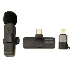 TECMASTER - Micrófono Inalámbrico Para Celular Android iPhone iPad