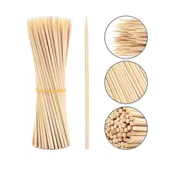 GENERICO - Palos para Brochetas Asados de 50cm Descartables