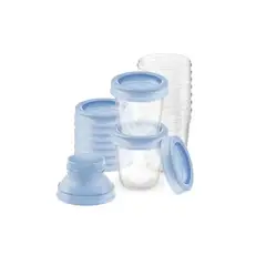 AVENT - Vasos almacenamiento leche materna 180ml 10 unid. Scf618/10