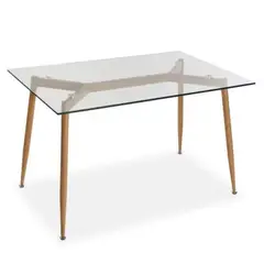 KLIK - Mesa de Comedor 160x90 Rectangular Vidrio